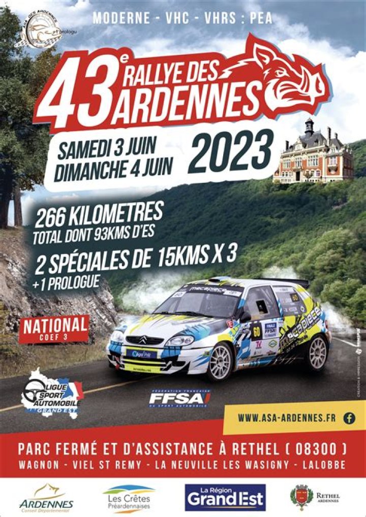 Accident Rallye Des Ardennes 2023