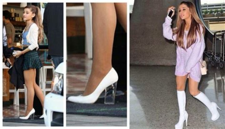 Ariana Grande’s Feet Shoe Size and Shoe Collection