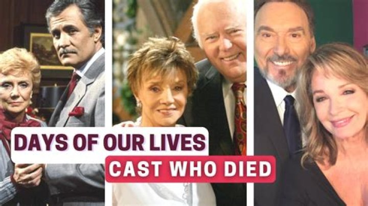 Days of Our Lives Spoilers: Days Star Passes Away – Beloved DOOL Alum Dies