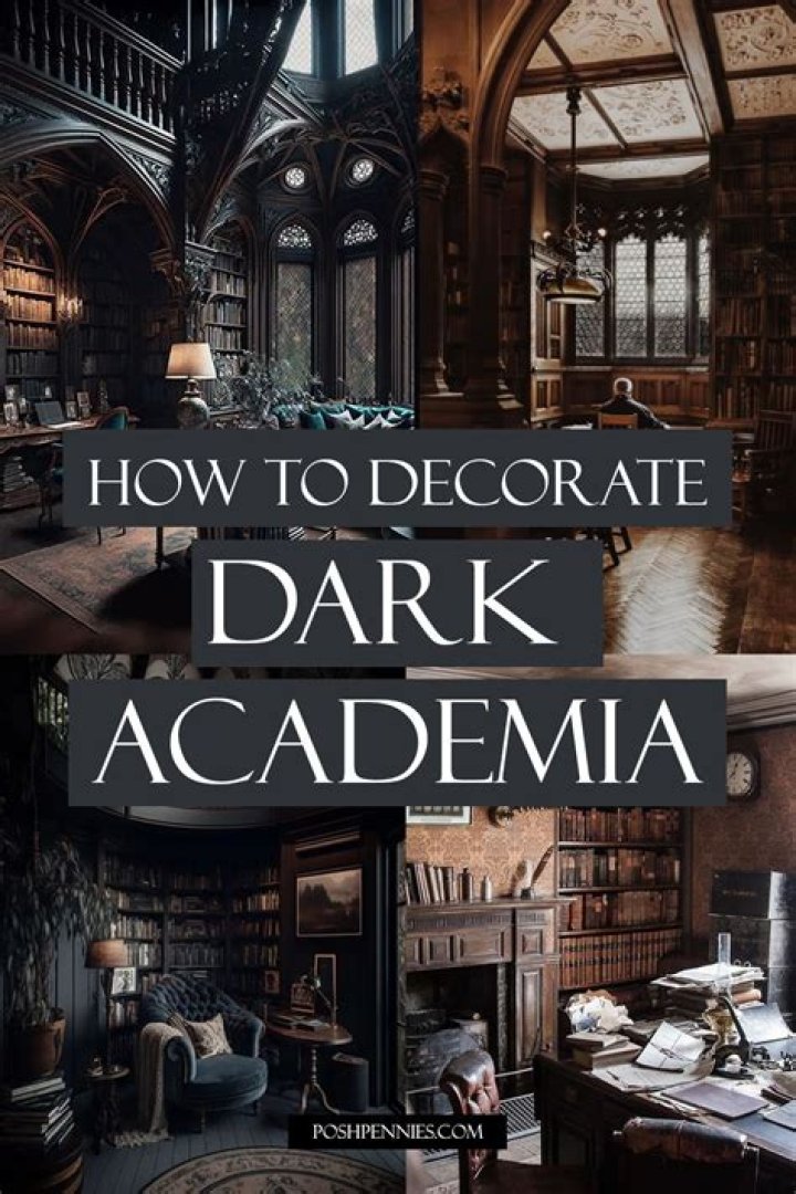 The dark academia room decor you *need* in your life